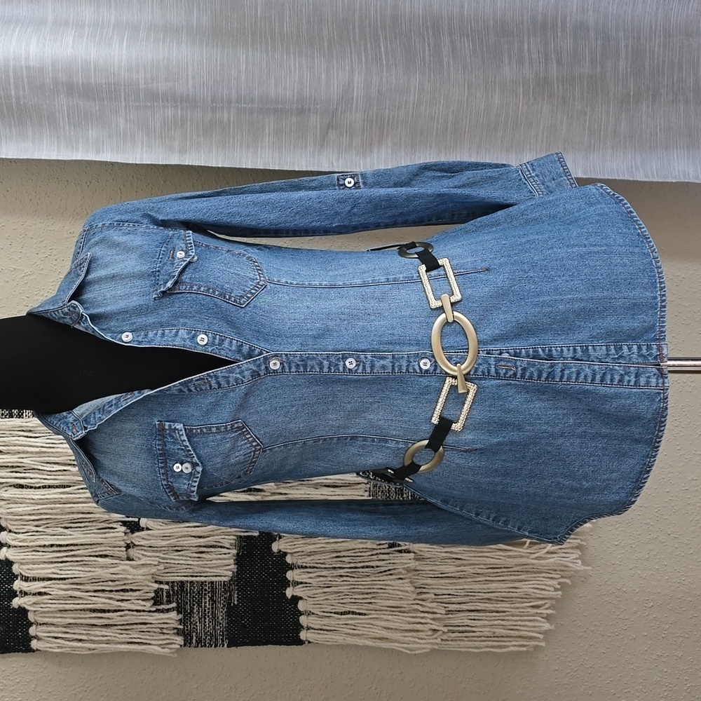 Diesel denim button-down shirt